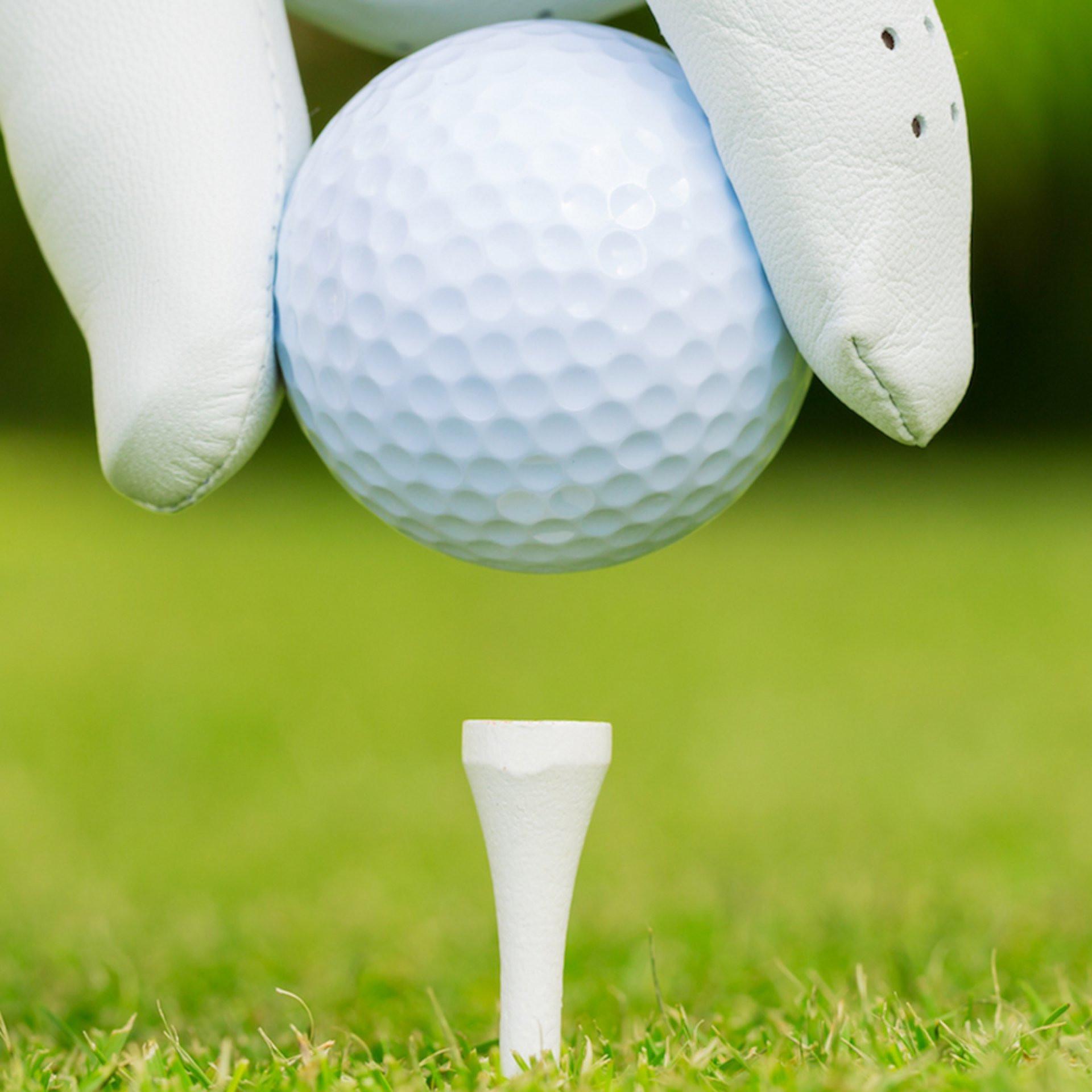 Tees de golf de 5 cm BLANCO miniatura 2
