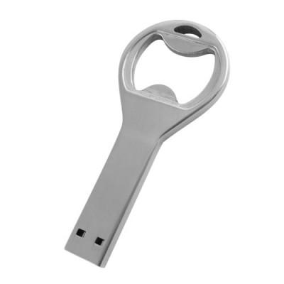 Memoria usb destapador PLATA miniatura 3