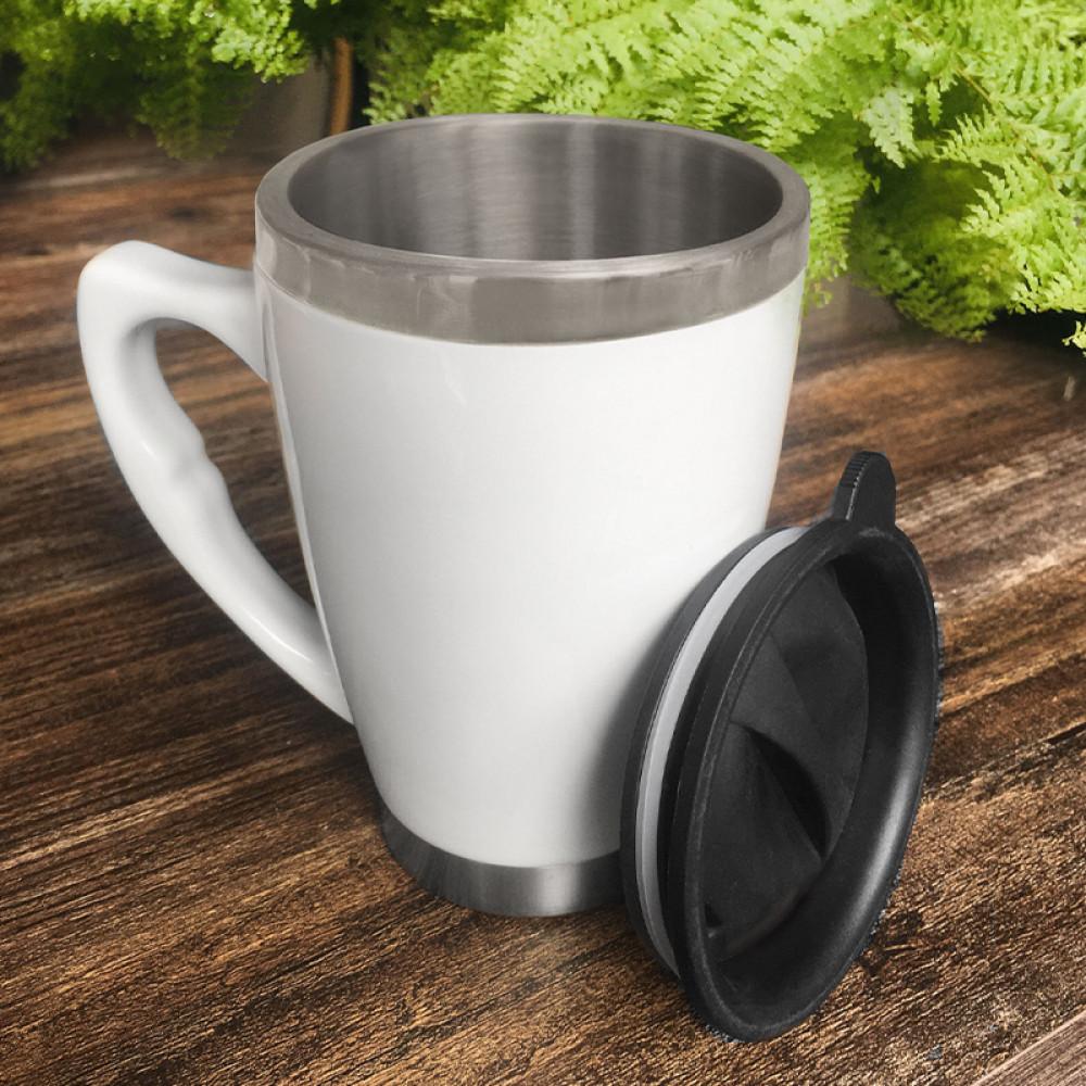 Mug pocillo ceramica BLANCO miniatura 3
