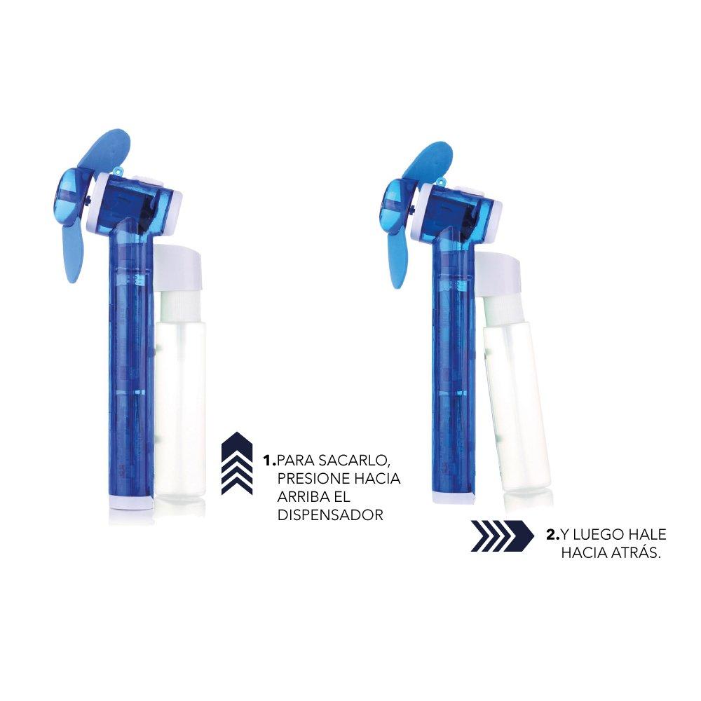Ventilador twister AZUL CLEAR miniatura 3