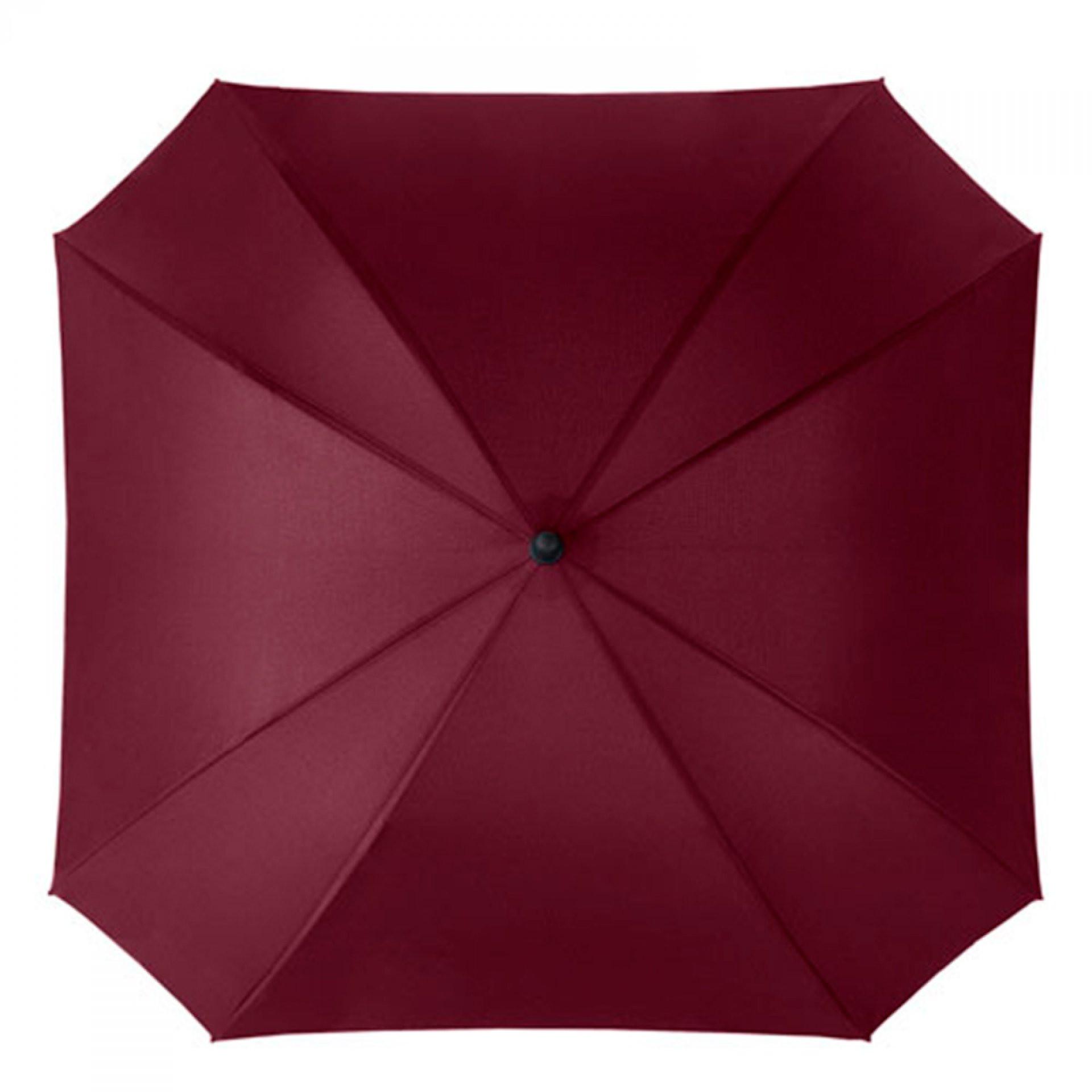 Paraguas cuadrado tipo golf 23 VINOTINTO front