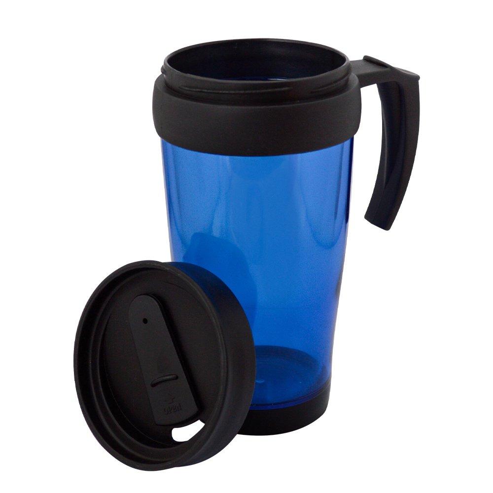 Mug traslucido AZUL front