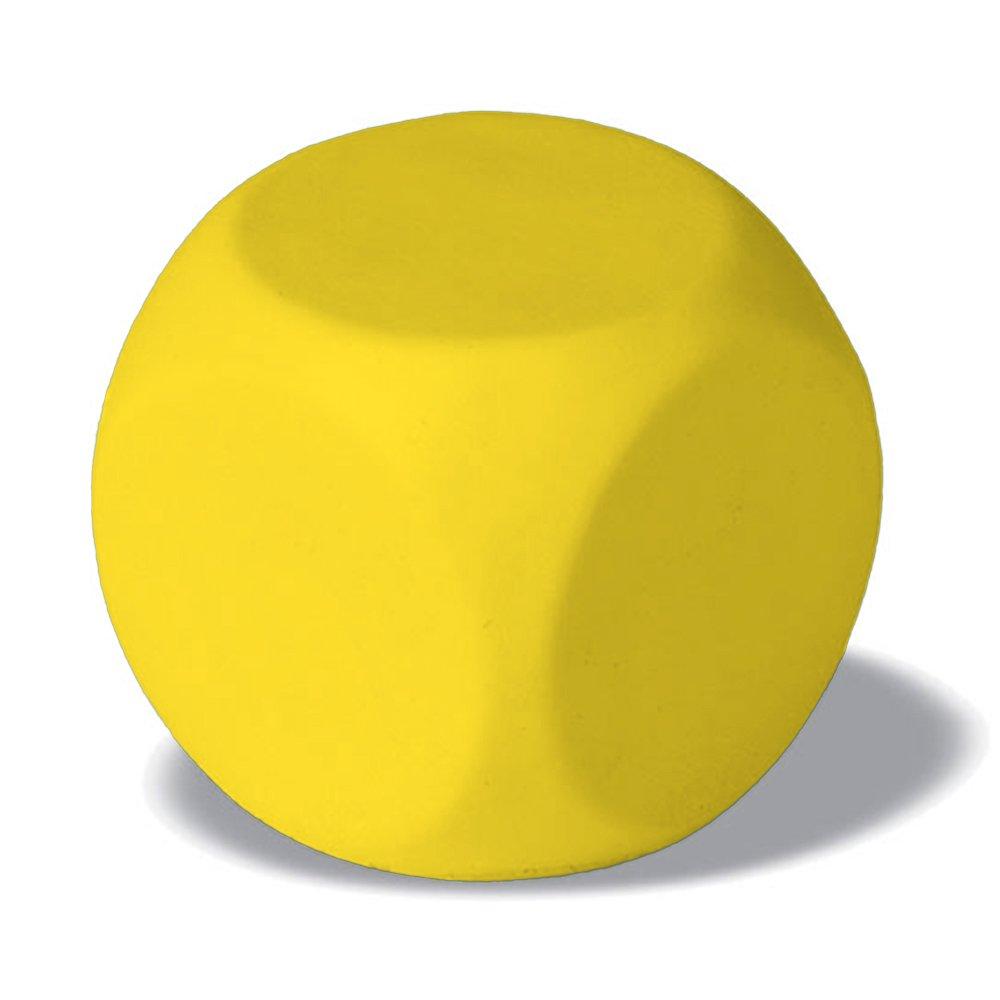 Dado antistress AMARILLO front