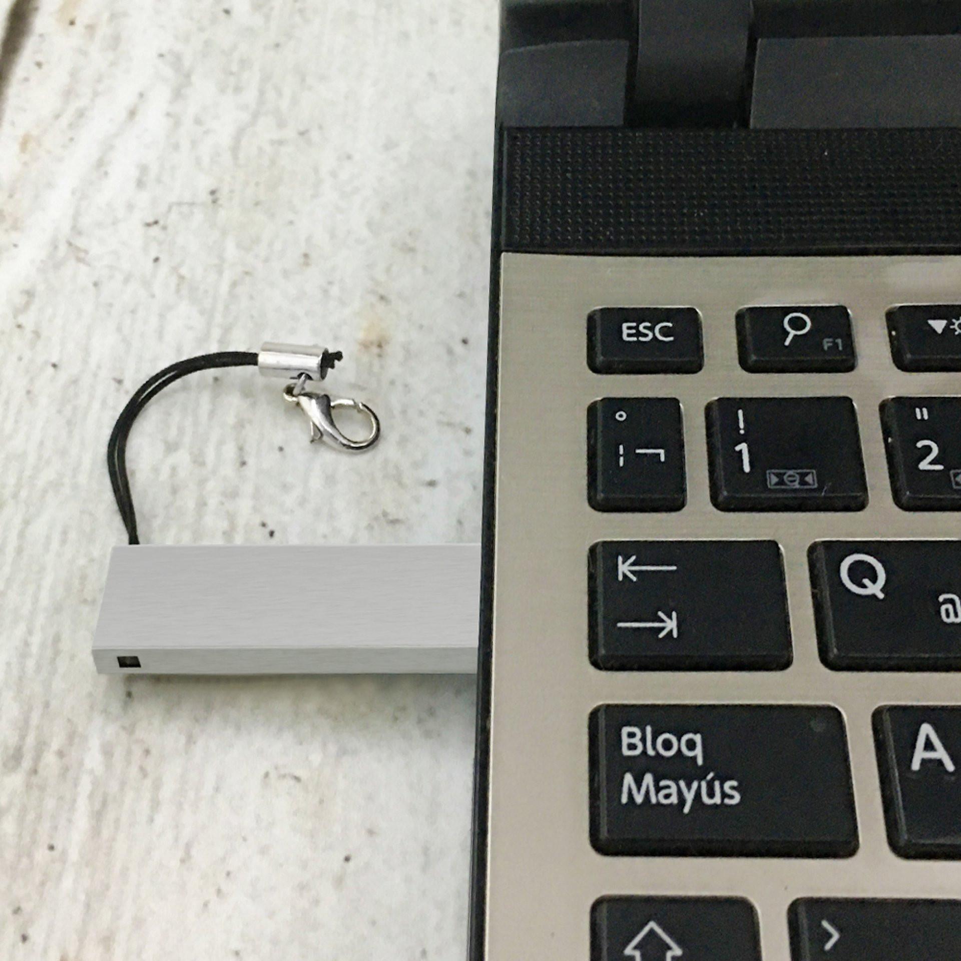 Memoria usb clip SILVER miniatura 2