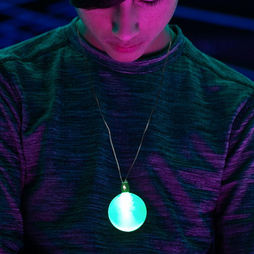 Collar luminoso circular VERDE miniatura 2