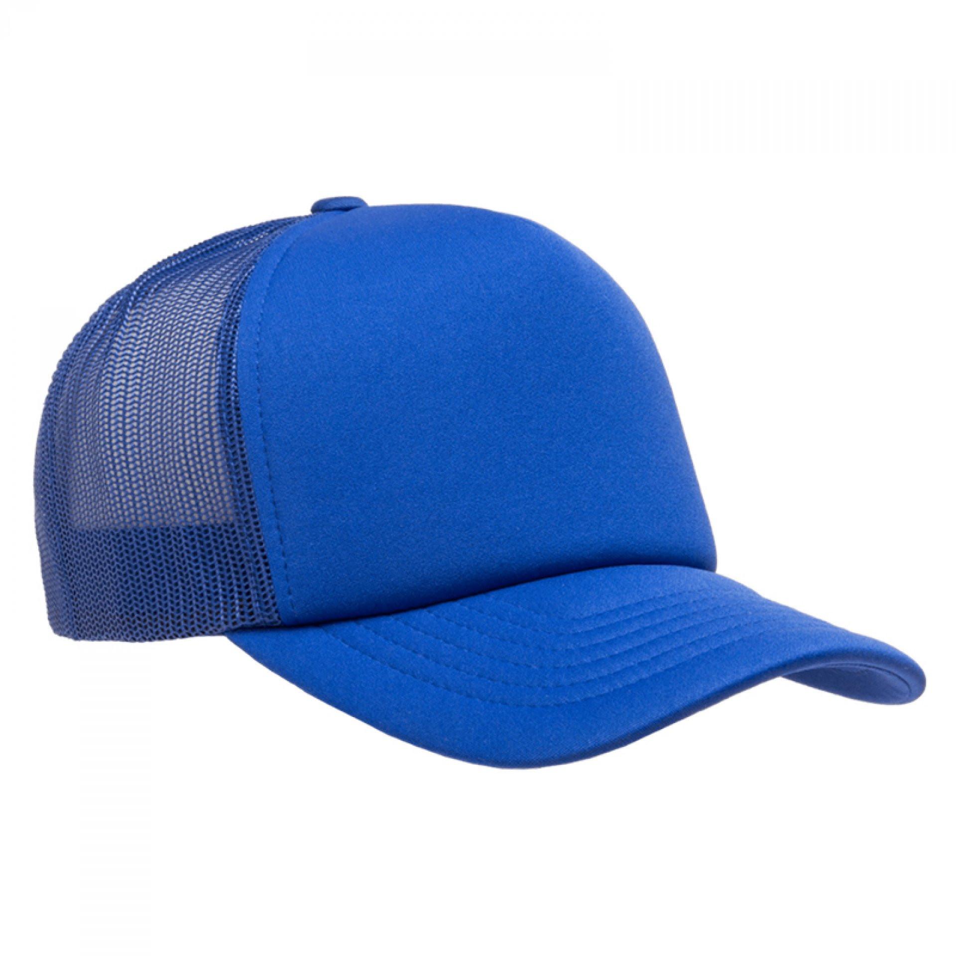 Gorras trucker 1 color AZUL REY front