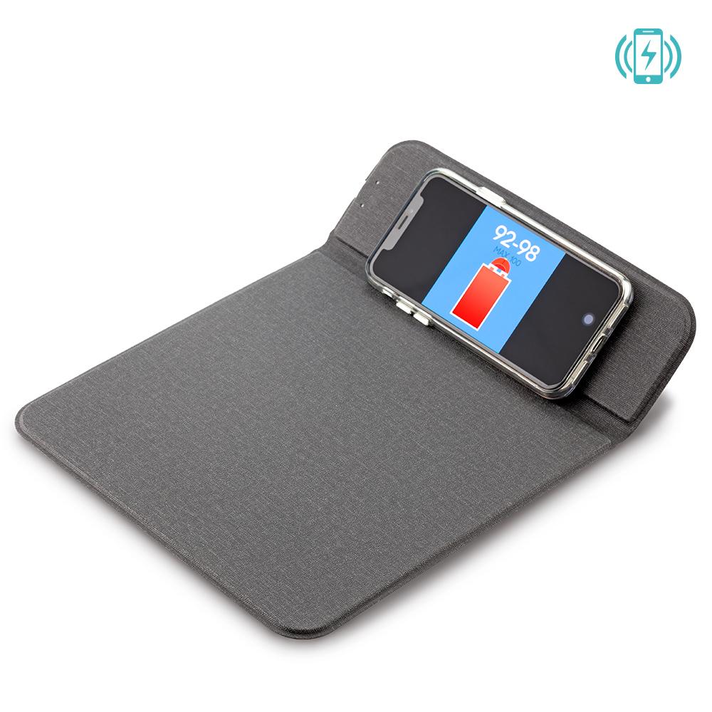 Mouse pad con cargador inalambrico slim 15w Negro miniatura 4