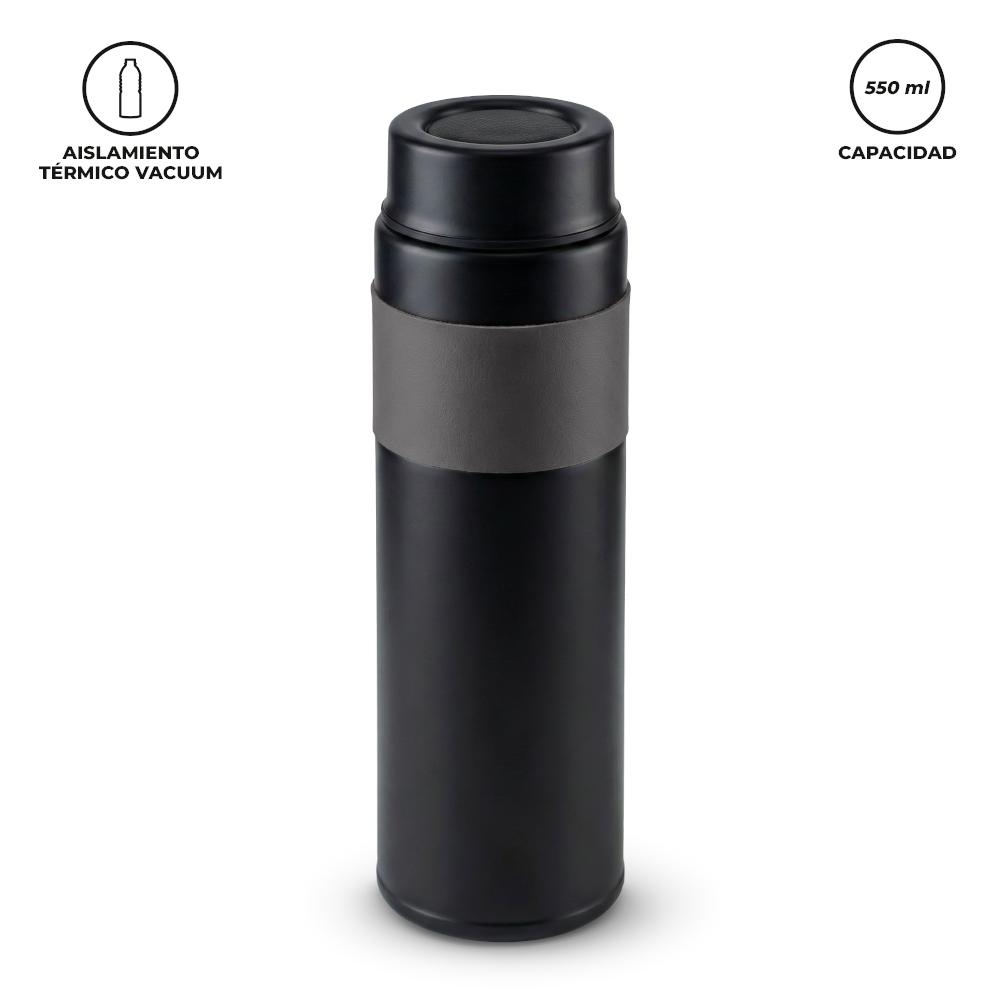 Botilito metálico concord negro 550 ml nuevo .Botilito Negro Sin Aro miniatura 7