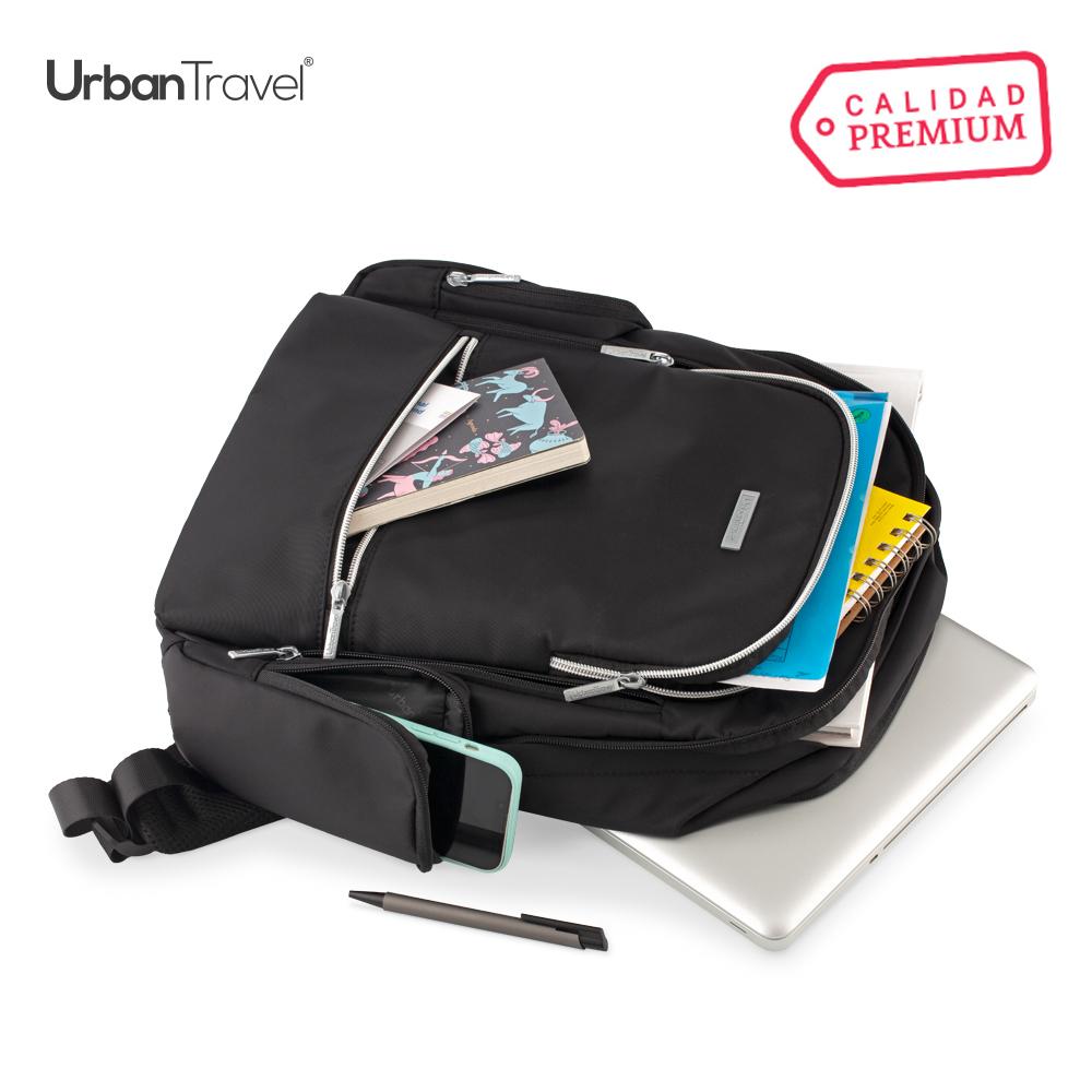 Morral backpack quasar urban travel Negro miniatura 4