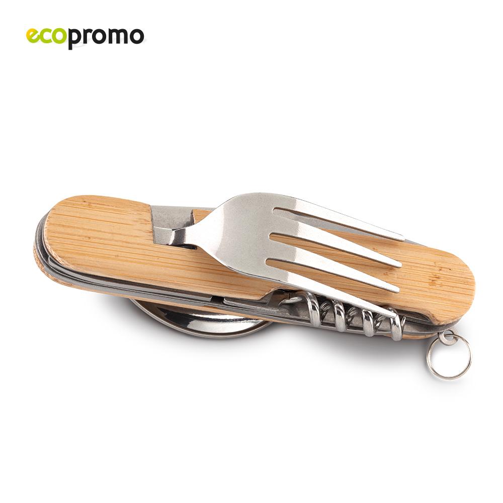 Set de cubiertos camping - oferta oferta Bambú miniatura 5