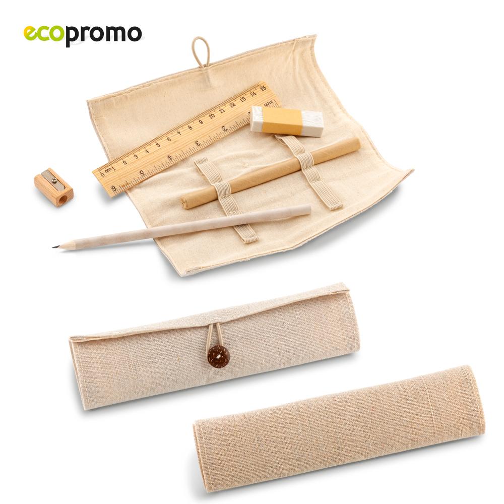 Set de escritorio cotton Natural front