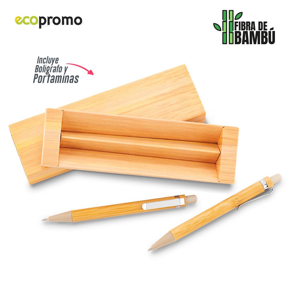Set boligrafo y portaminas bamboo Bamboo Caja 17.3 x 5.3 x 2 cm miniatura 3