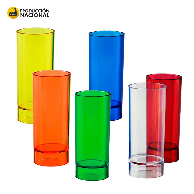 Copa cilindrica 2oz cristal - produccion nacional produccion nacional Amarillo front