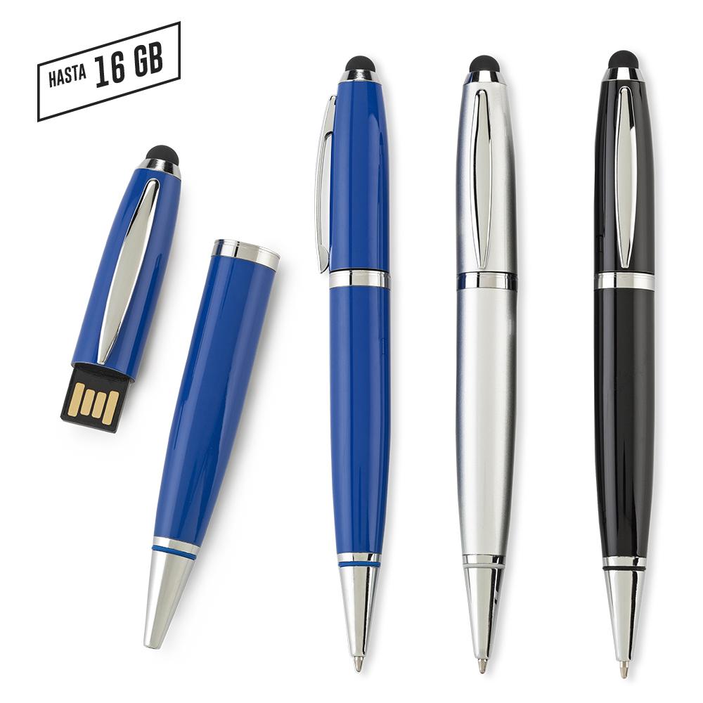 Memoria usb boligrafo king precio neto precio neto Azul .8GB front
