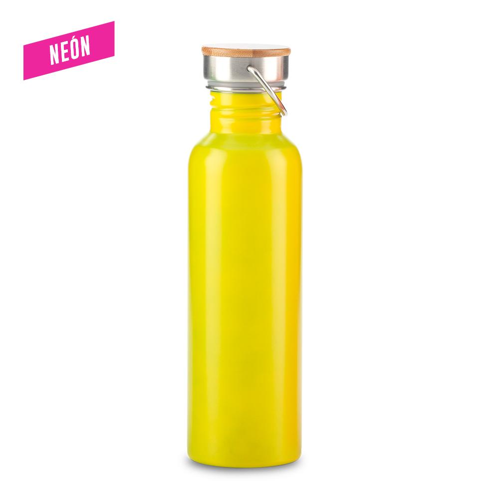 Botilito metalico wood 700ml - oferta oferta .Amarillo Neon miniatura 2