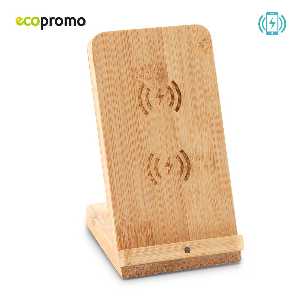Cargador inalambrico collin Bambú 15w miniatura 3