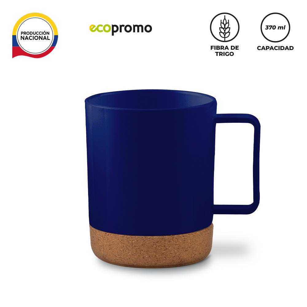 Mug plastico atom 370 ml produccion nacional Verde miniatura 3