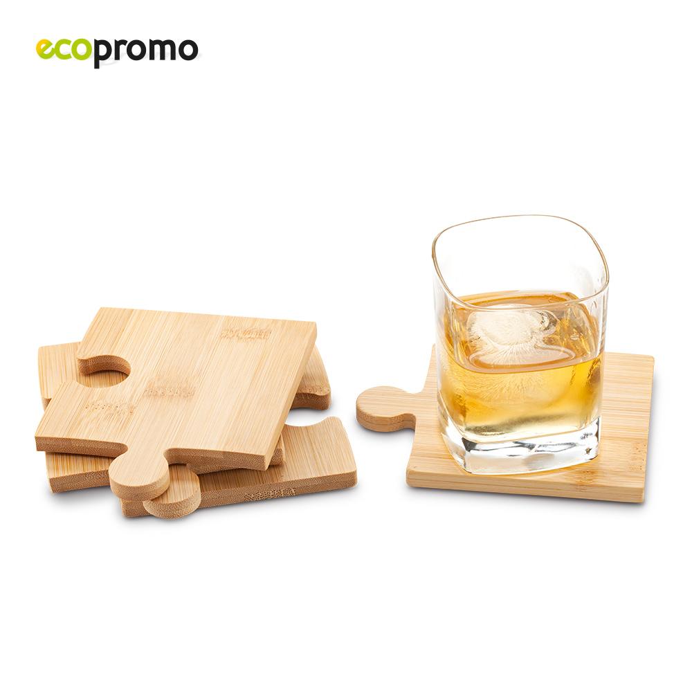 Set portavasos bamboo puzzle Bambú miniatura 3