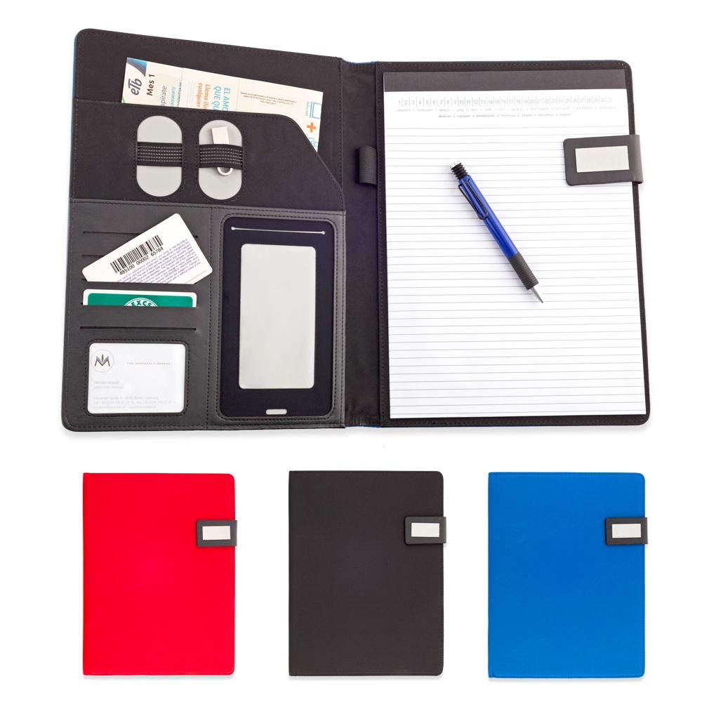 Carpeta folder london Azul Royal front