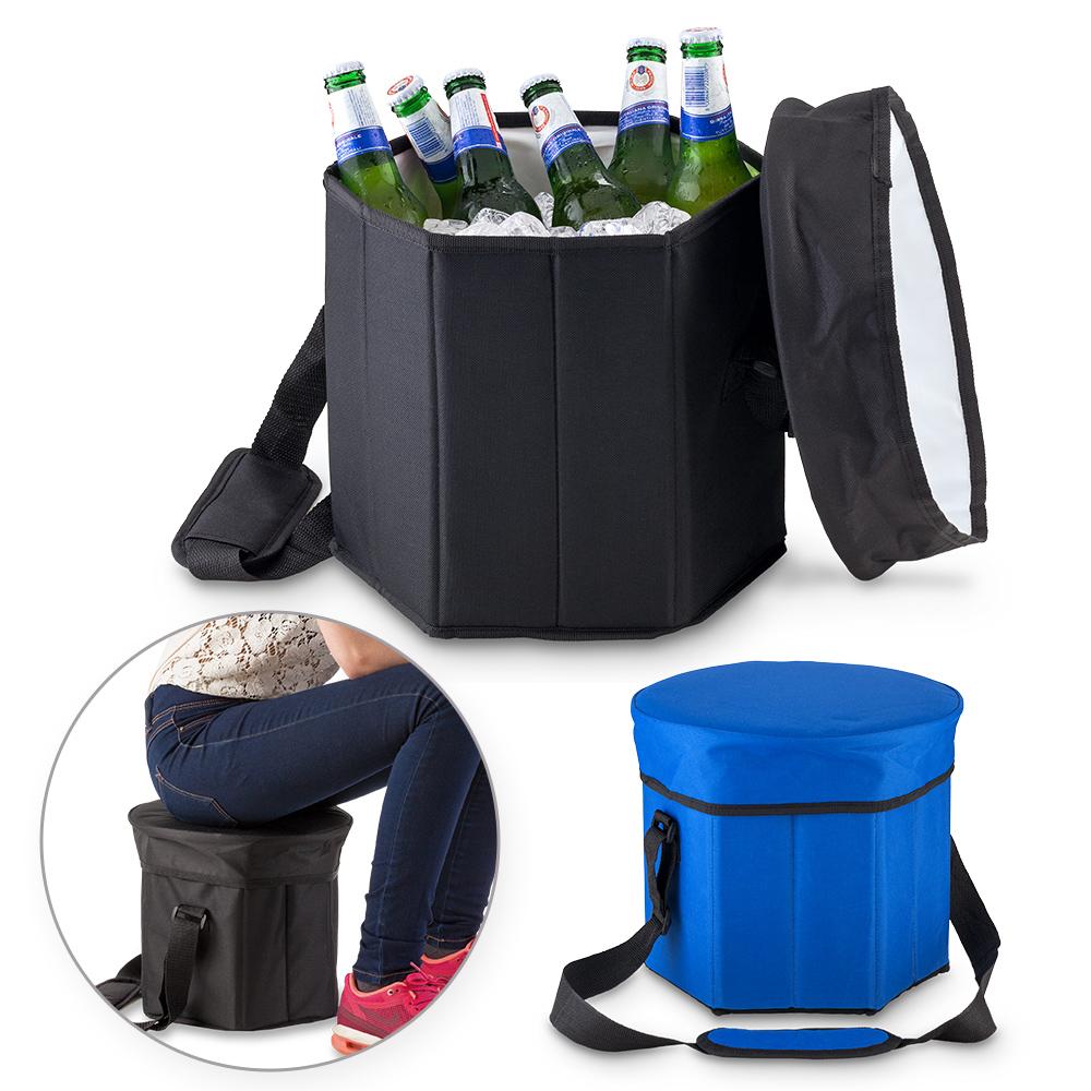 Nevera cooler hexagon Azul front