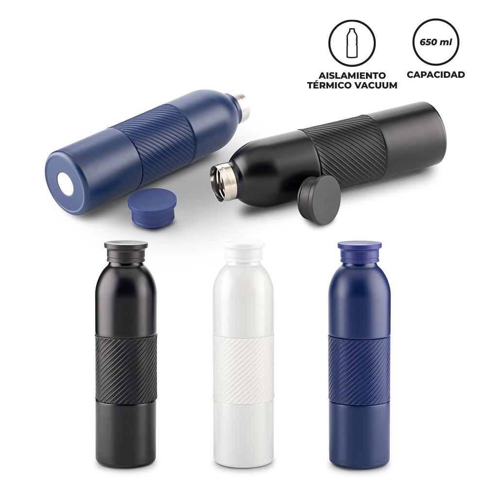 Botilito metálico drover 650 ml Blanco front
