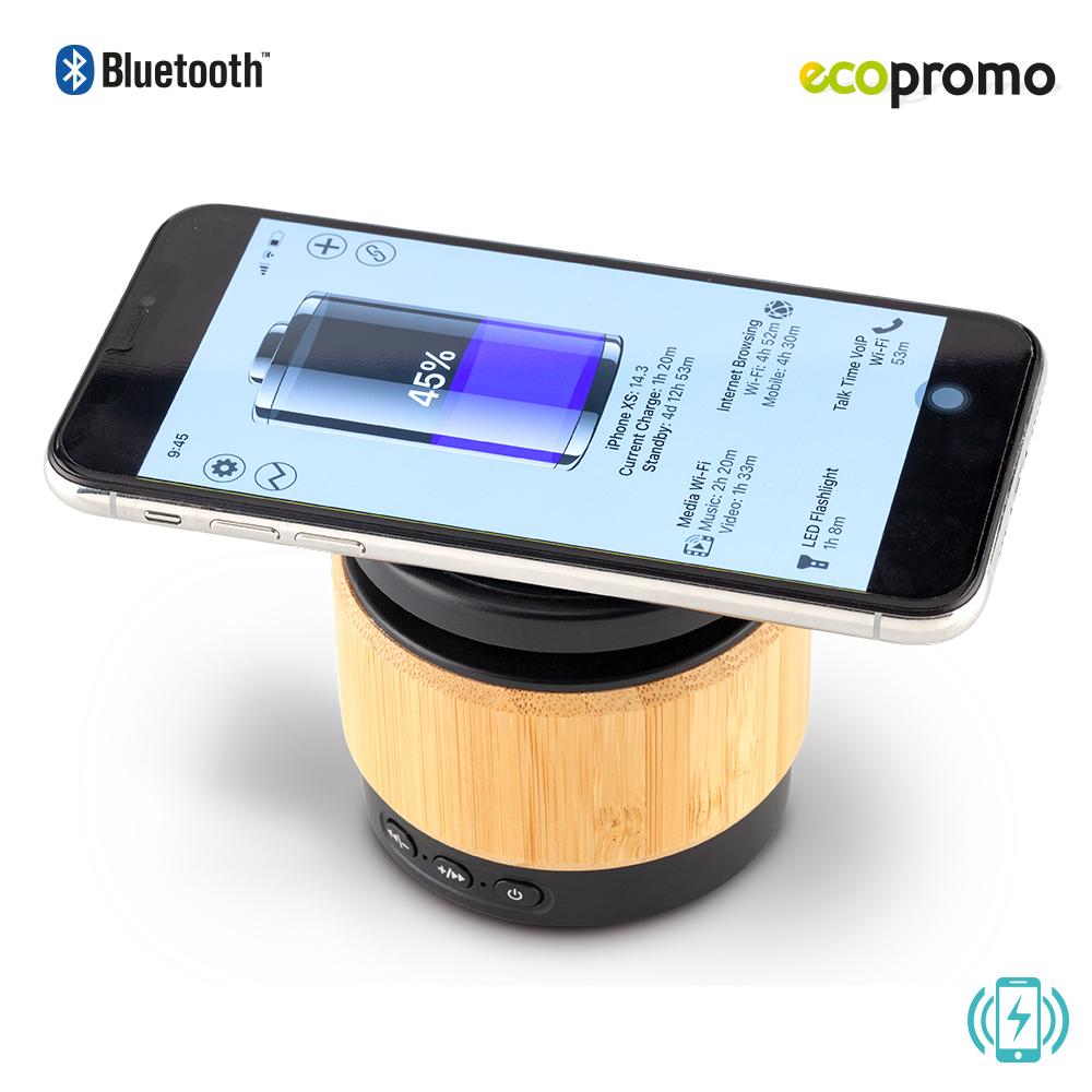 Speaker bluetooth mack Bambú-negro miniatura 3