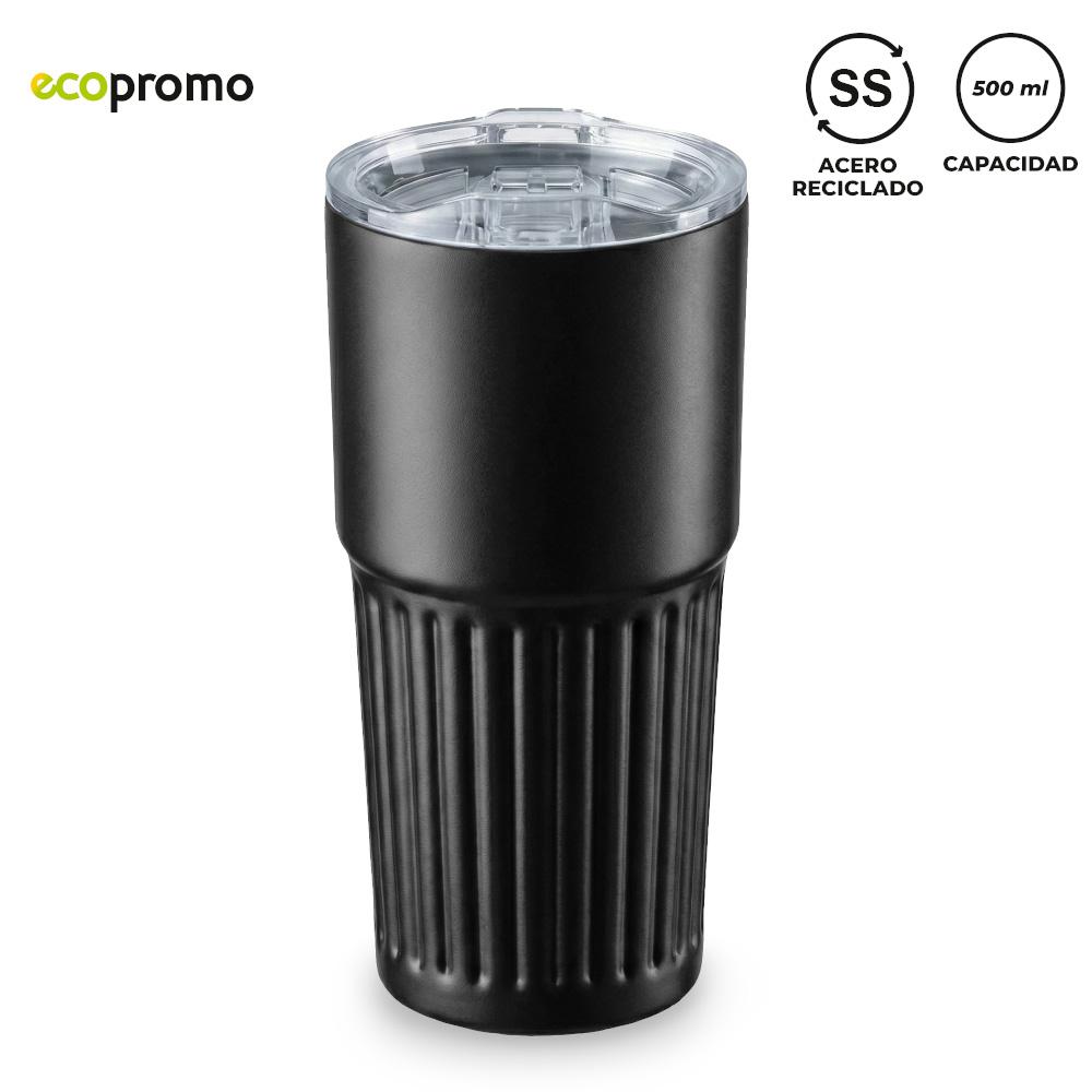 Mug metálico gillan 500 ml nuevo Blanco miniatura 4