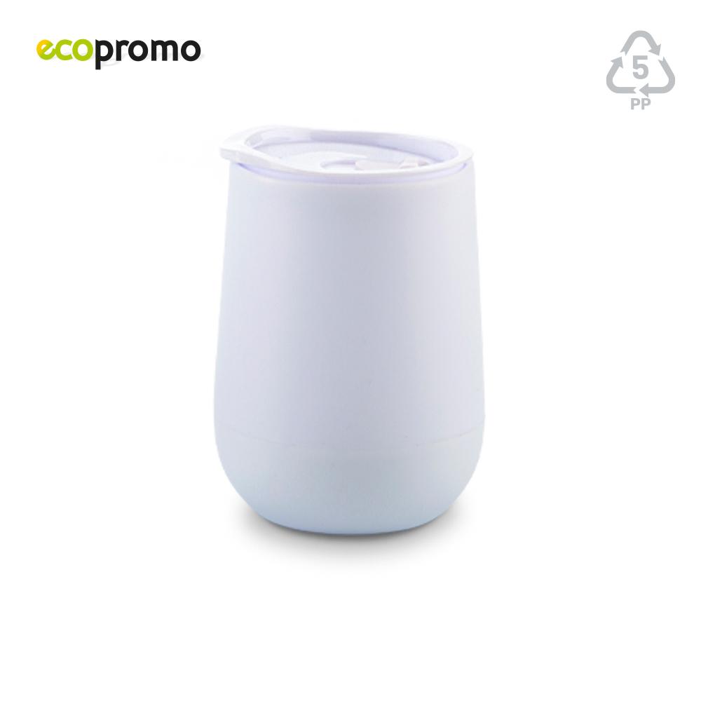 Mug plástico doble pared eco 350ml Negro miniatura 5