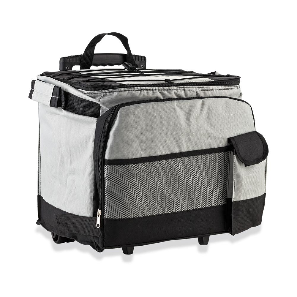 Nevera cooler bag trolley Azul-Negro miniatura 4