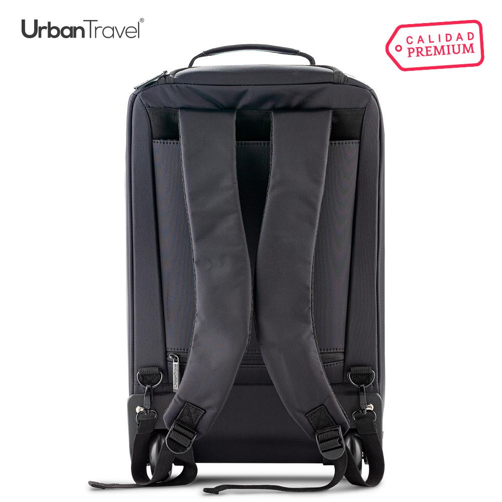 Trolley morral backpack senior urban travel Negro miniatura 4