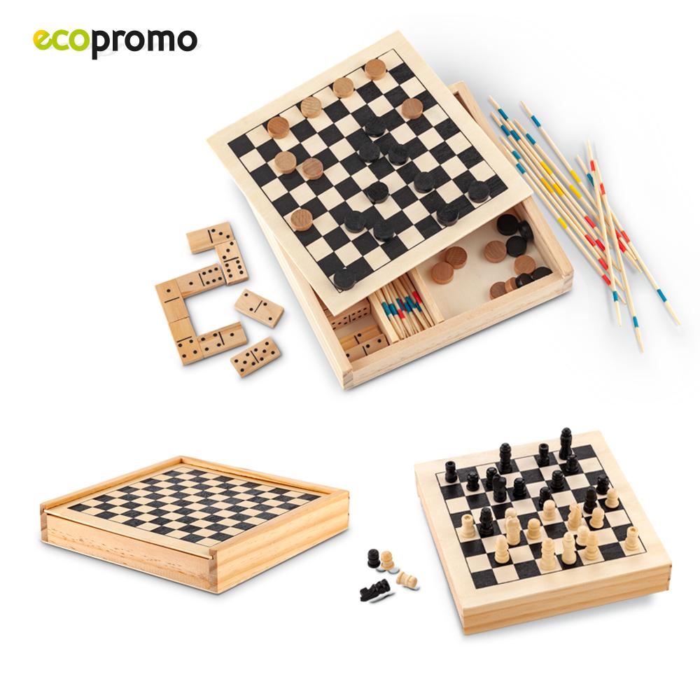Set de juego chessman Natural front