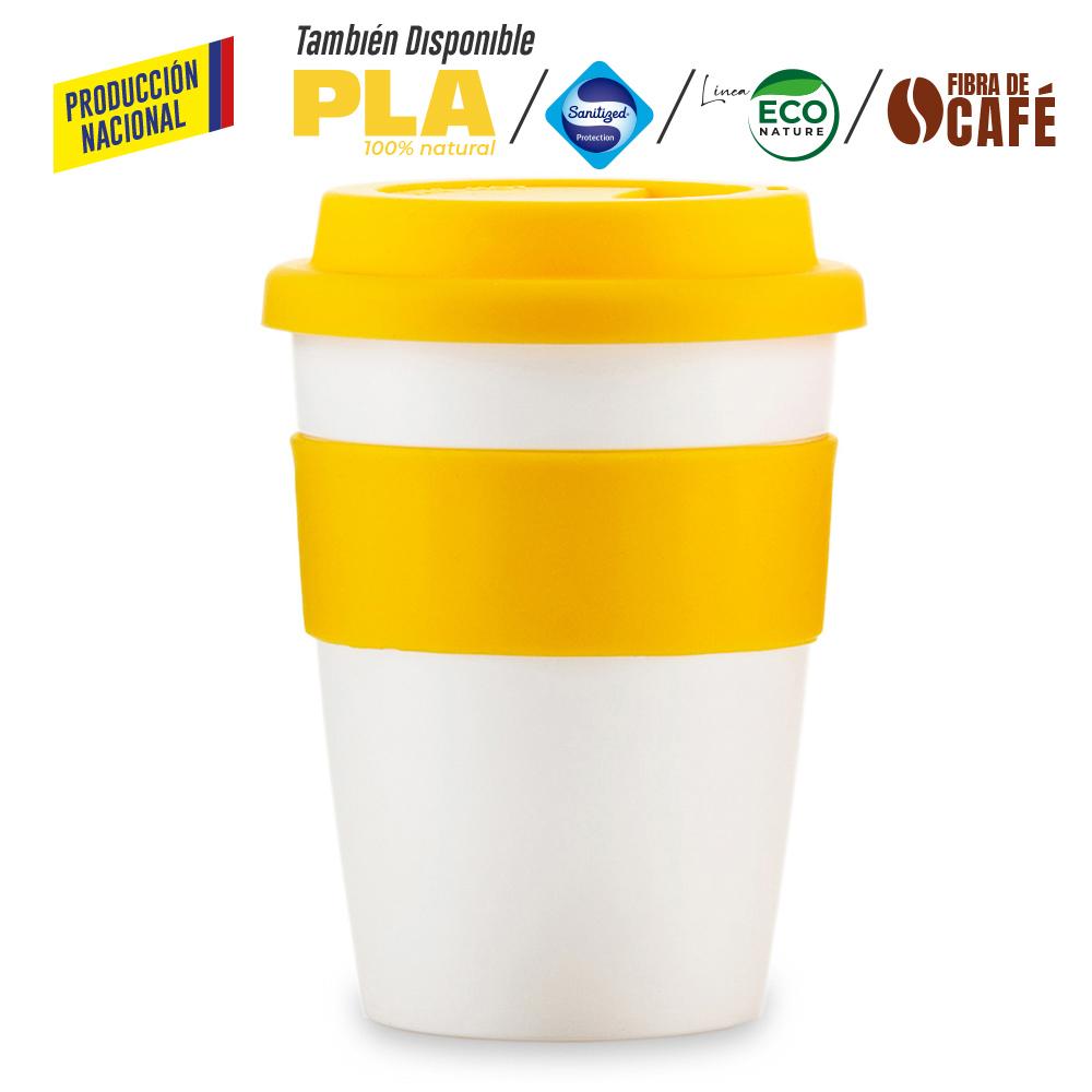 Mug plastico orbit 12oz - produccion nacional produccion nacional Blanco Para Tapa Plastica miniatura 16
