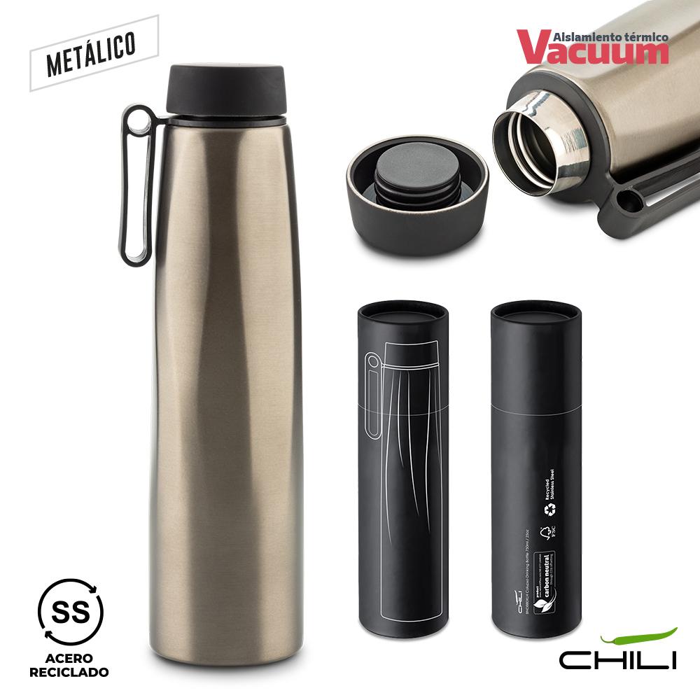 Termo metalico calypso chili 750ml Gris Oscuro front