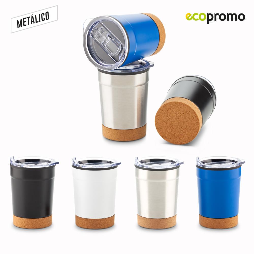 Mug metálico lorenz 360ml Azul front