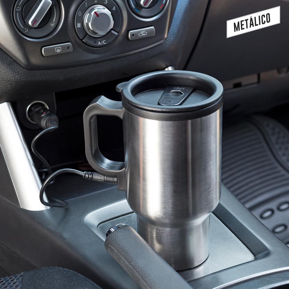 Mug metalico warmer 450ml Negro-silver miniatura 4