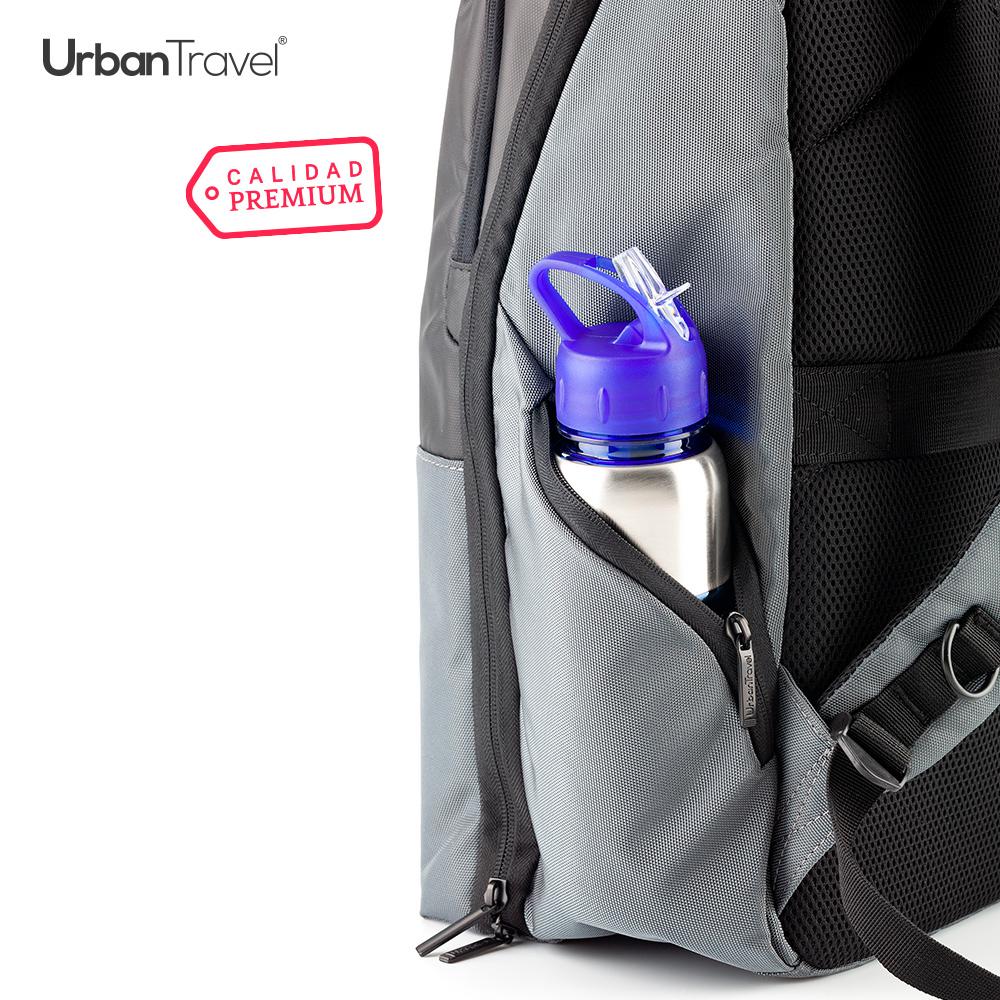 Morral backpack kepler urban travel Negro-gris miniatura 6