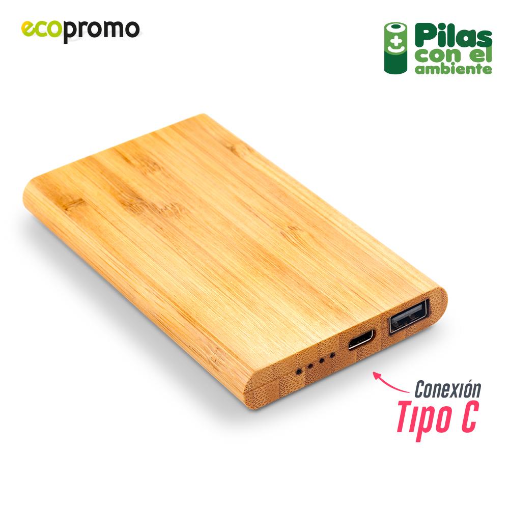 Pila recargable en bamboo nipax 5000mah ii Madera miniatura 3