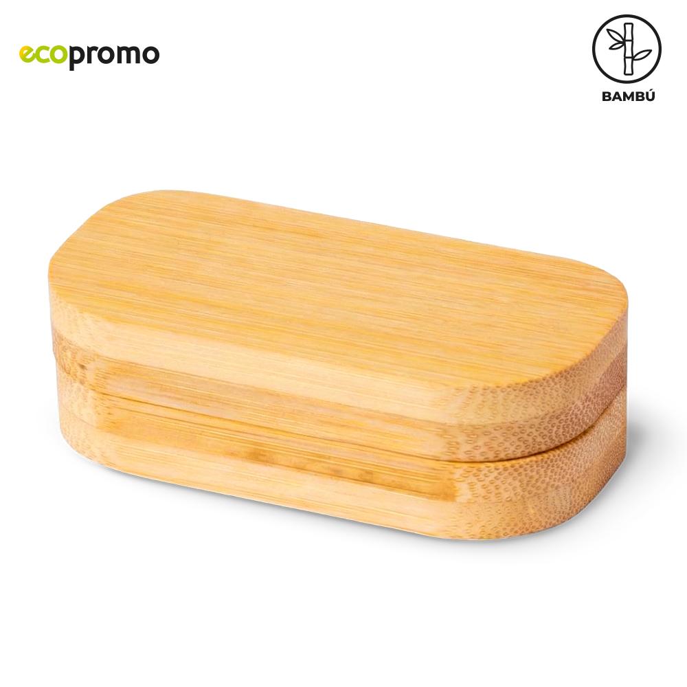 Pastillero en bambú nuevo Natural miniatura 4