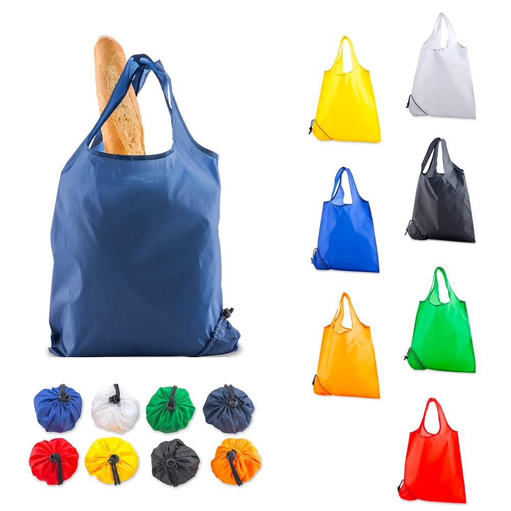 Bolsa plegable market Azul Oscuro miniatura 2