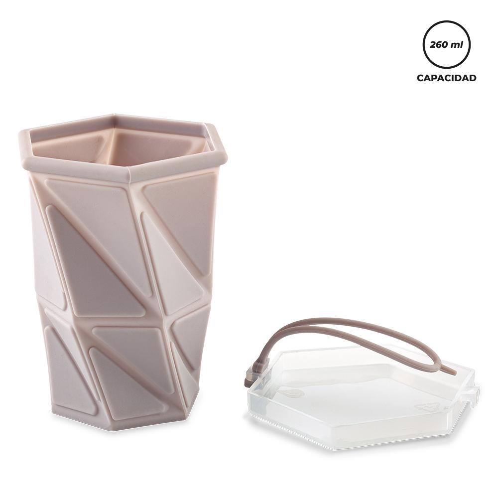 Vaso en silicona muggo 260 ml Gris miniatura 3