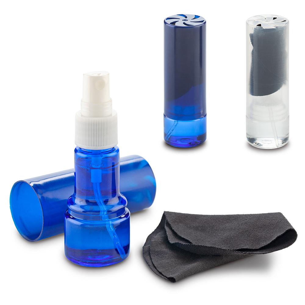 Limpiador pantallas 30ml con microfibra - produccion nacional produccion nacional Azul front