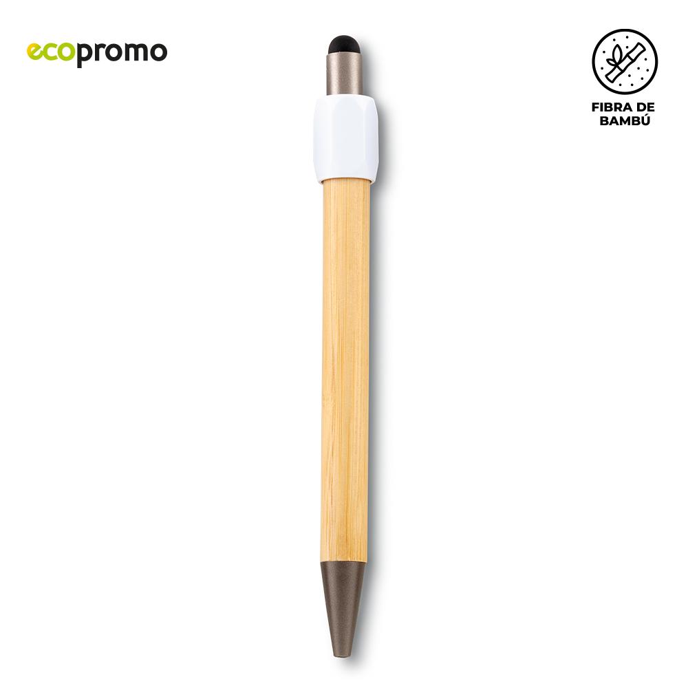 Boligrafo helix bamboo Azul miniatura 4