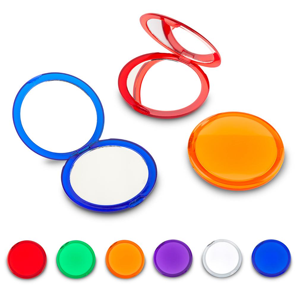Espejo circular Azul front