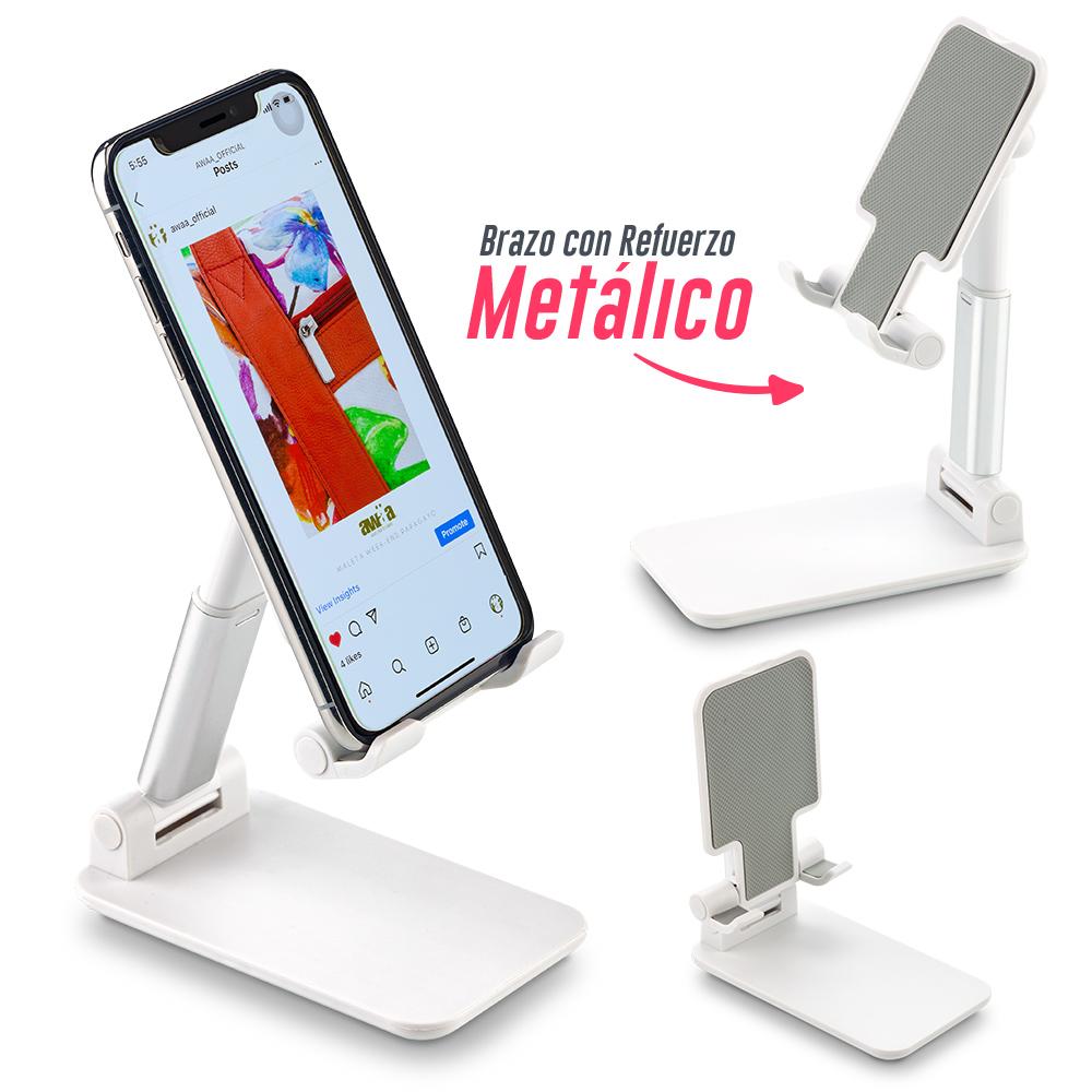 Soporte para moviles alarik ii Blanco front