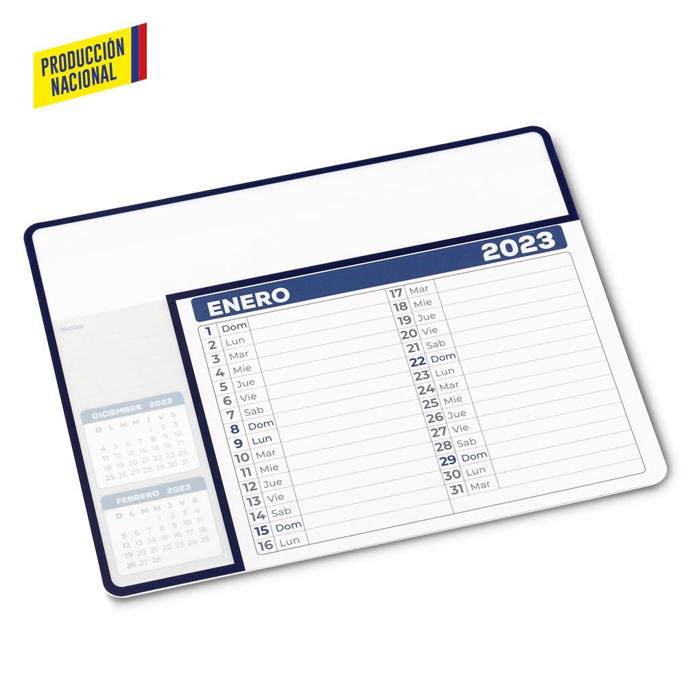 Mouse pad calendar - produccion nacional produccion nacional Borde Azul miniatura 4