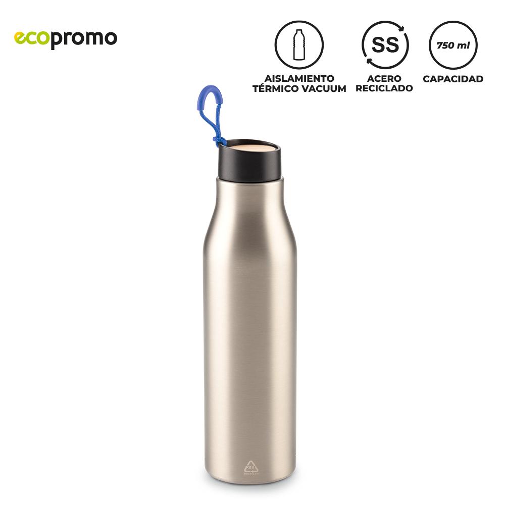Botilito metálico plugsy 750 ml Botella Silver miniatura 4