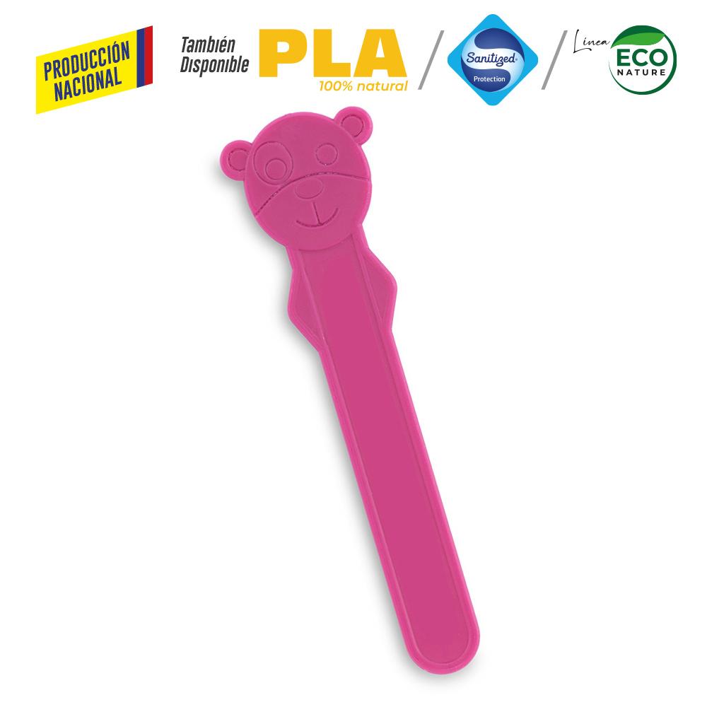 Bajalenguas plastico- produccion nacional produccion nacional Azul miniatura 5