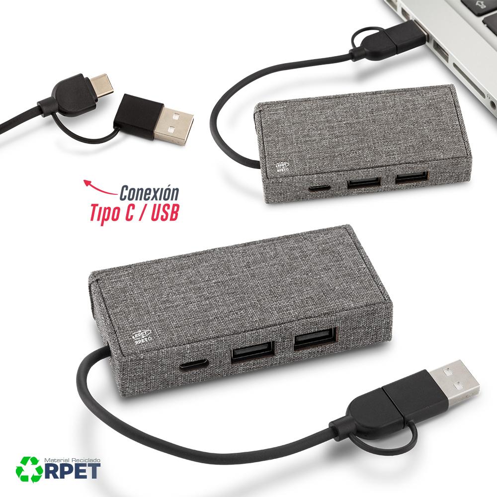 Puerto usb rpet Gris front