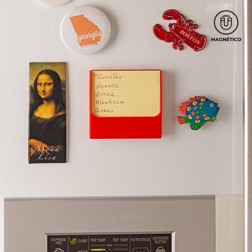 Memo pad con destapador Rojo miniatura 7