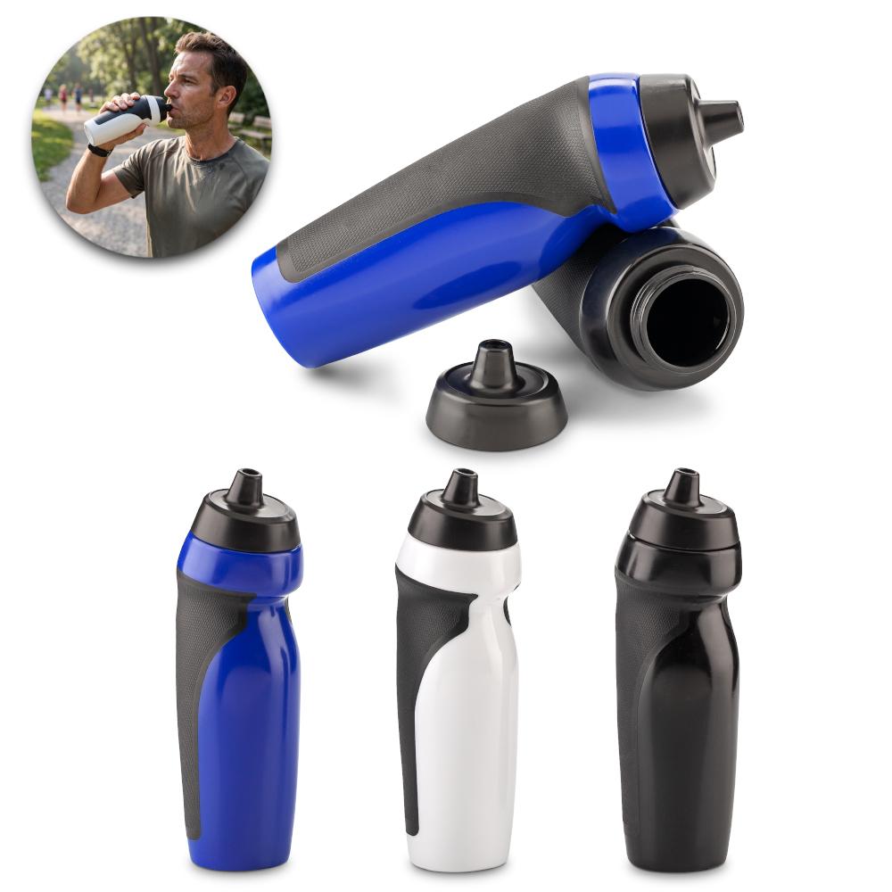 Botilito plástico bike 600ml nuevo Negro front